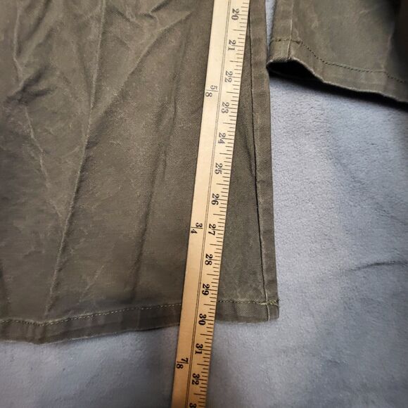 Dickies Pants Mens 44x30 Green Regular Fit Straight Leg Distressed Work Wear - Picture 7 of 12